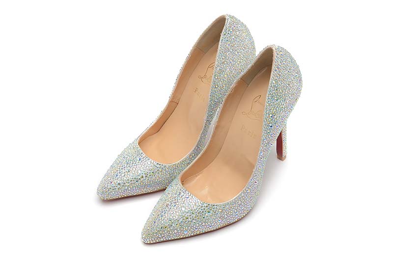 christian louboutin 12cm diamants souligne chaussures chaussures de mariage (5)